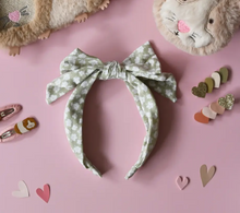 eden double bow headband