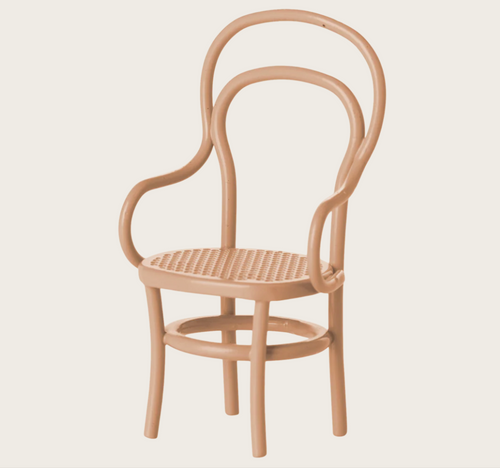 vintage chair in dark powder