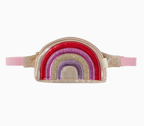disco rainbow bum bag
