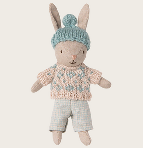 winter rabbit micro sand/mint
