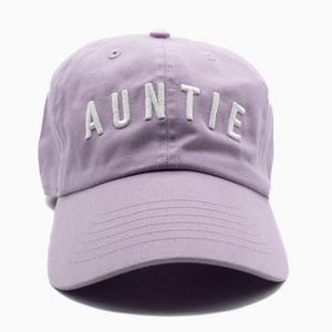 auntie ball cap in lilac