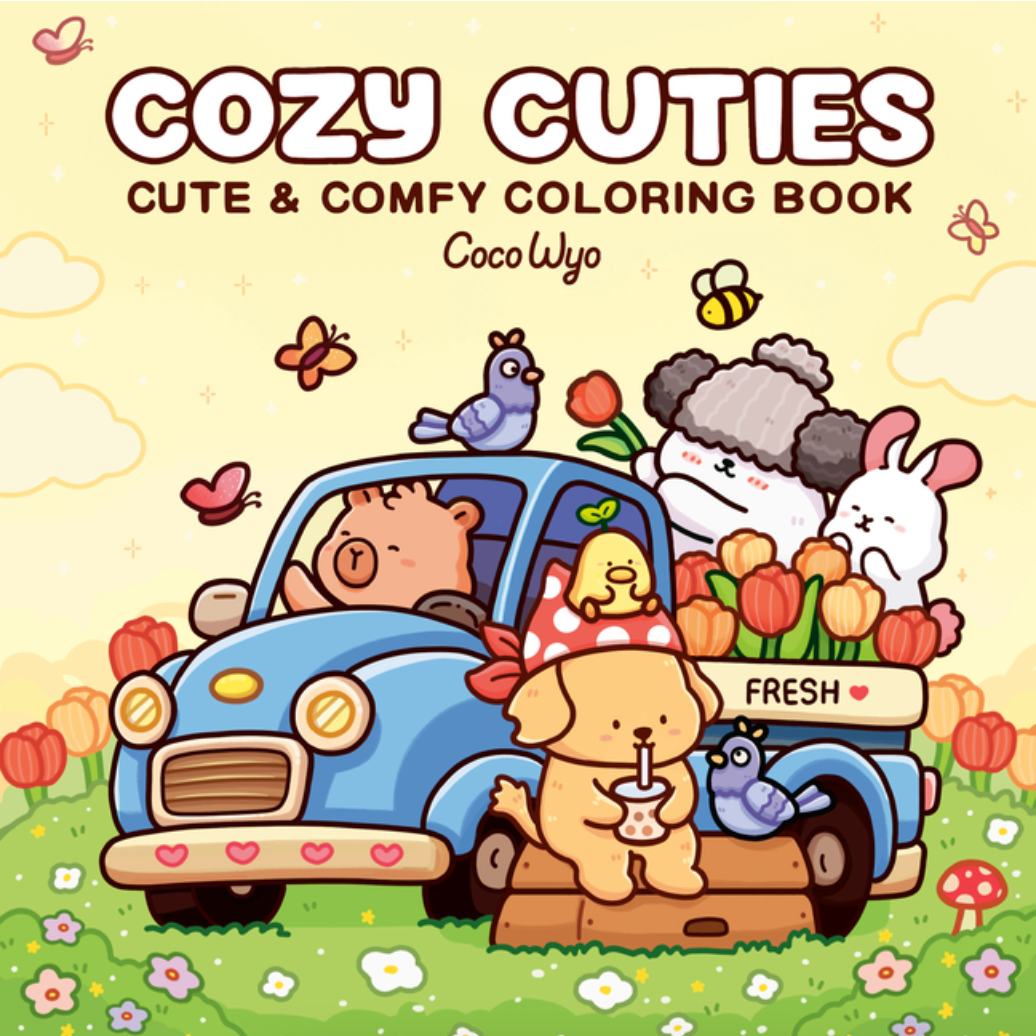 cozy cuties coloring book