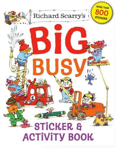 richard scarry's big busy sticker & activity book