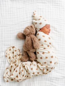 swaddle blanket in teddy