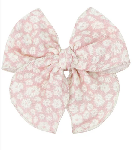 cloud muslin™ bow clip flora
