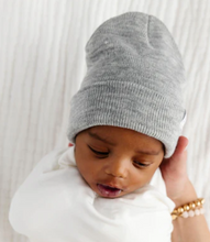 beanie - heathered grey