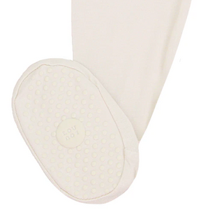 zippered footie in winnie