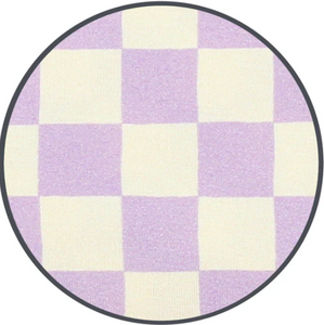 zippered footie violet