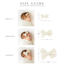 linen bow headband ballet