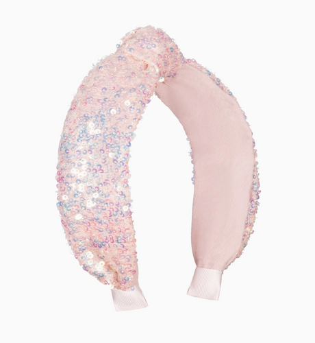 sequin knotted headband