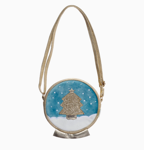 shimmer snow globe bag