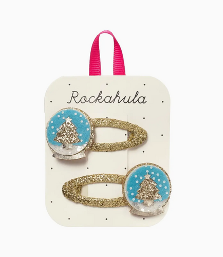 shimmer snow globe clips