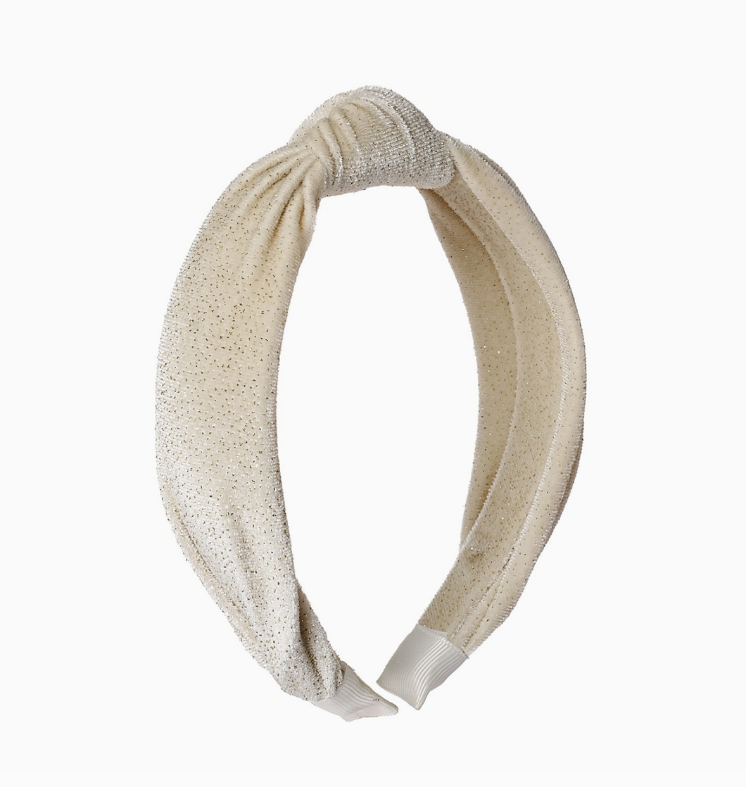 sparkle velvet headband