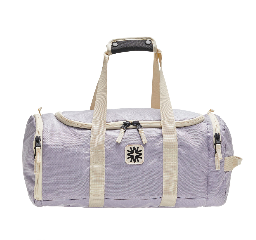 states duffle in lavender