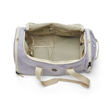 states duffle in lavender