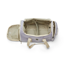 states duffle in lavender