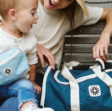 states duffle in navy