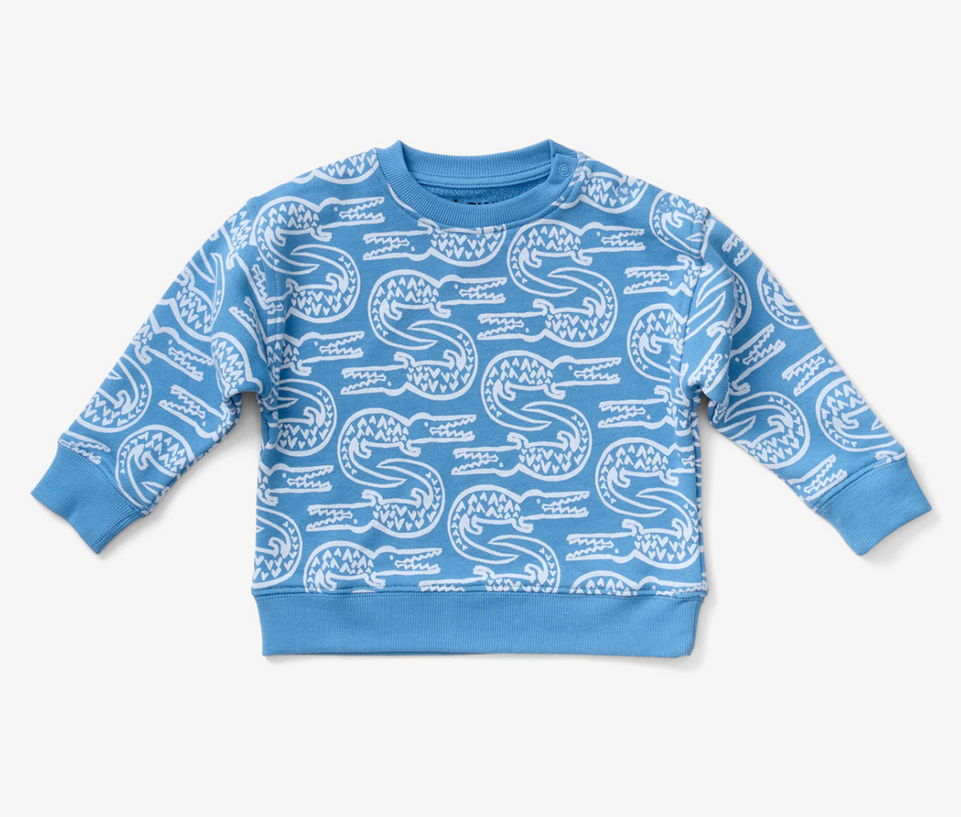 baby sweatshirt alligator