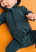hoodie jumpsuit in navy