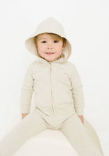 hoodie jumpsuit in oat