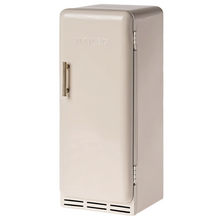 large off white metal fridge