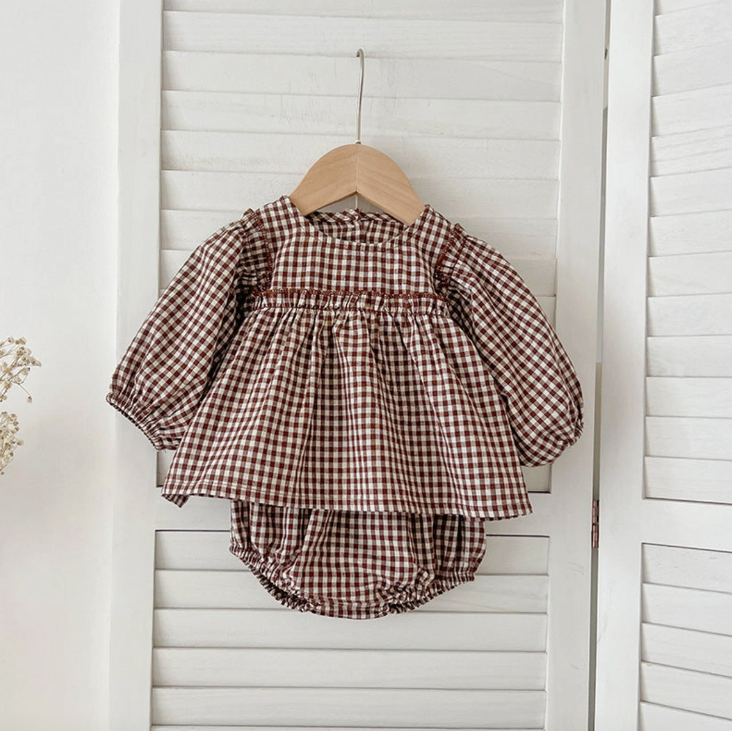 willow gingham set