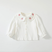 FINAL SALE: strawberry peter pan long sleeve tee