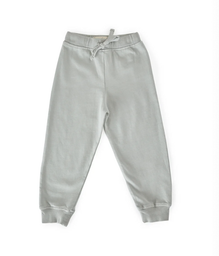 french terry jogger in sea salt