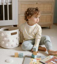 french terry jogger in sea salt