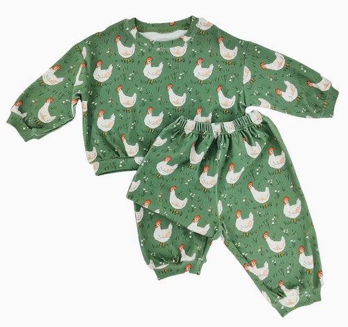 spring chicken sweatsuit