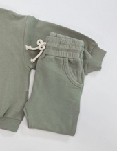 sweatpants in artichoke