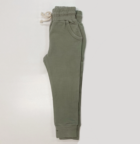 sweatpants in artichoke