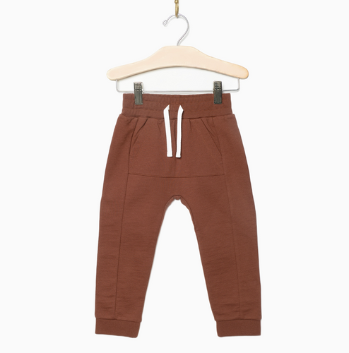 joggers in cinnamon