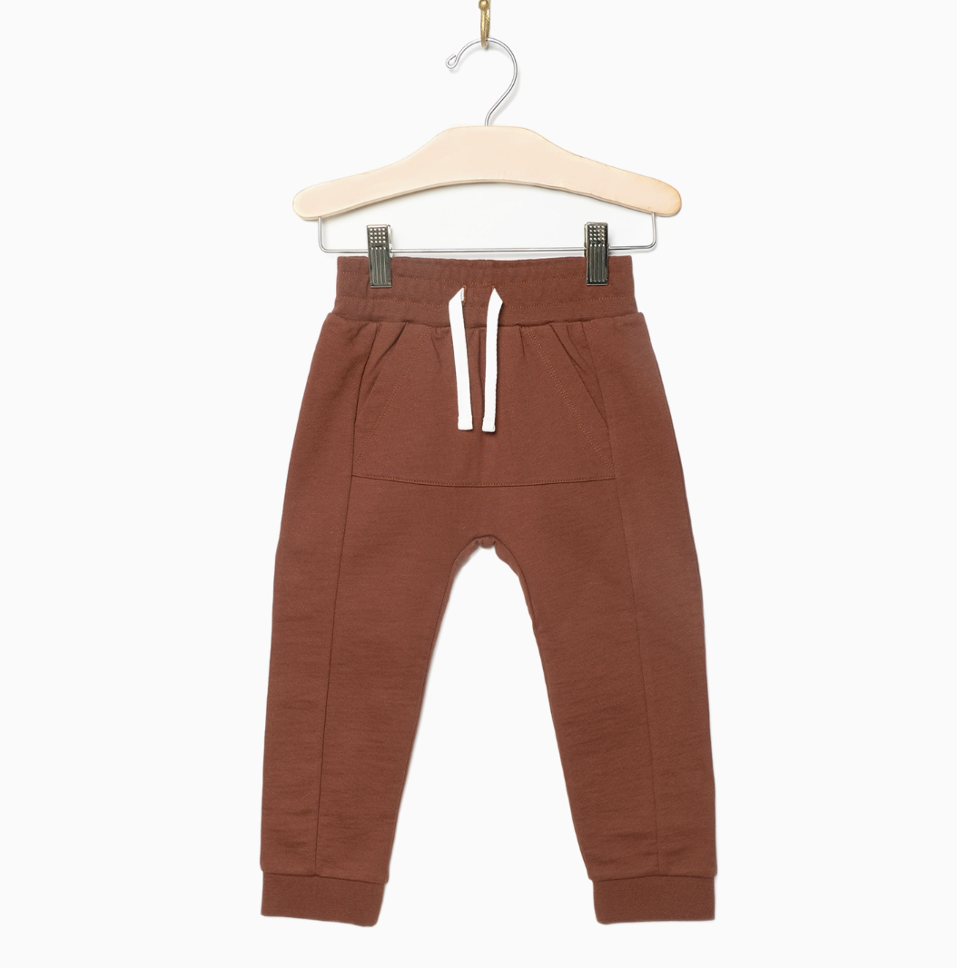 joggers in cinnamon