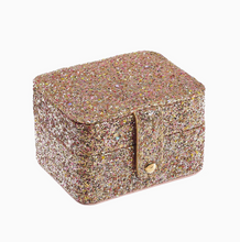 confetti glitter gold jewelry box