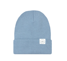 beanie in steel blue