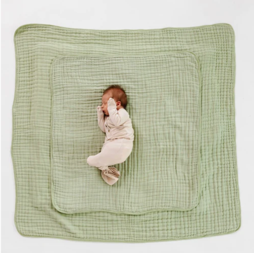 cloud muslin™ quilt - sage