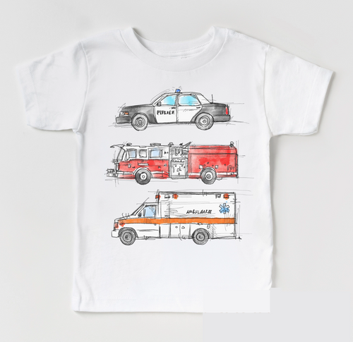 emergency vehicle shirt