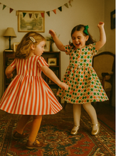 candy stripe twirl dress