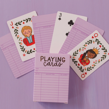 library playing cards