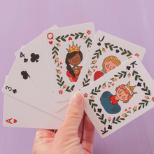 library playing cards