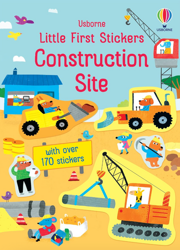 little first stickers: construction site