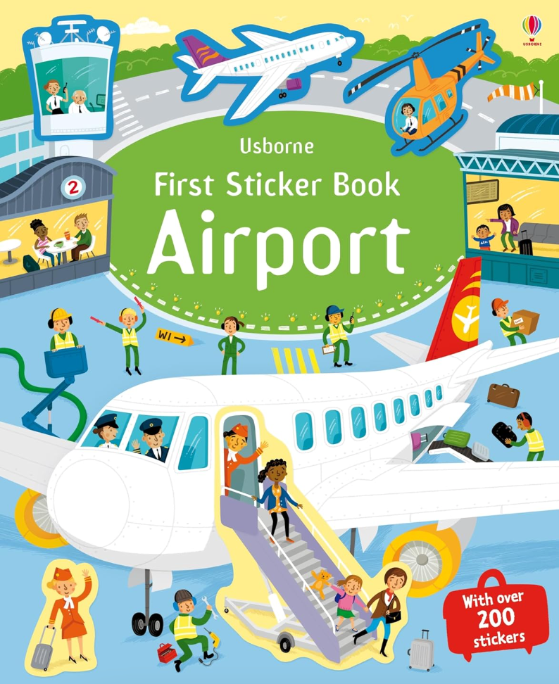 first sticker book: airport