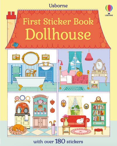 first sticker book: dollhouse
