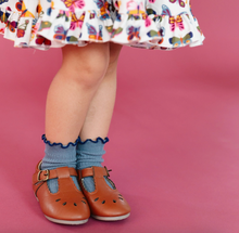 lettuce trim midi socks in navy