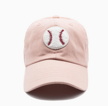 baseball patch denim hat rose