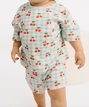 cherry picnic slouchy set