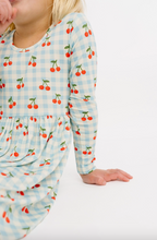 cherry picnic bamboo dress