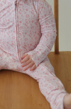 pink petal zip pajamas