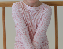 pink petal two piece pajamas